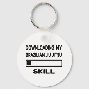 Llavero Descargando mi habilidad brasileña Jiu Jitsu