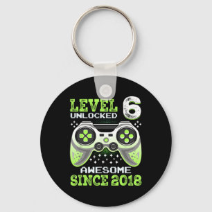Llavero Desde 2018 Video Divertido de Juegos 6º Cumpleaños