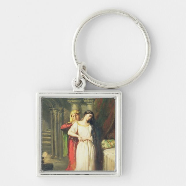 Llavero Desdemona que se retira a su cama, 1849 (Frente)