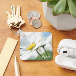 Llavero Deseos con maricas blancas personalizadas