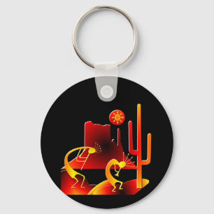 Llavero Desert Kokopelli