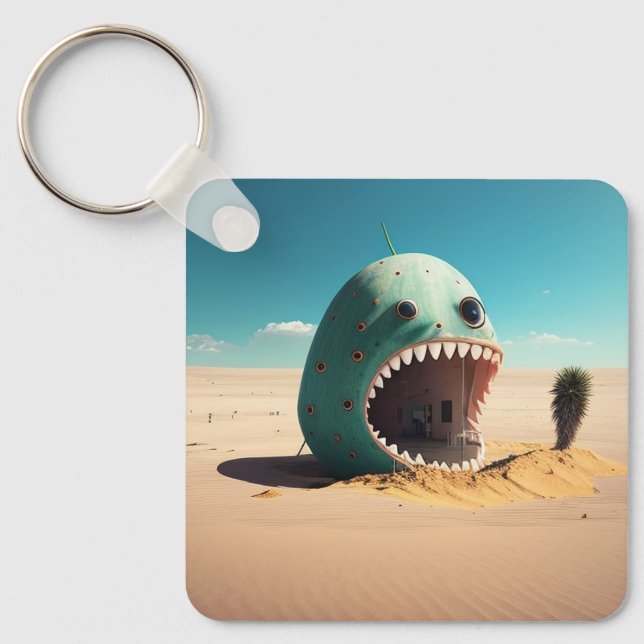 Llavero Desert monster house (Anverso)