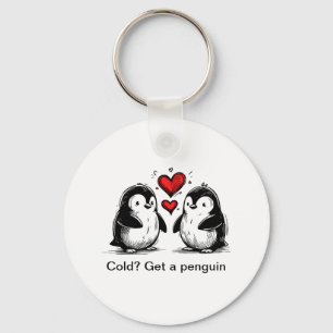 Llavero Desfile de Amor de Pingüinos