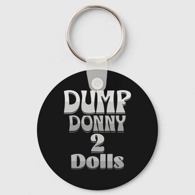 Llavero Deshazte de Donny 2 Muñecas Dos Muñecas Aranceles  (Anverso)