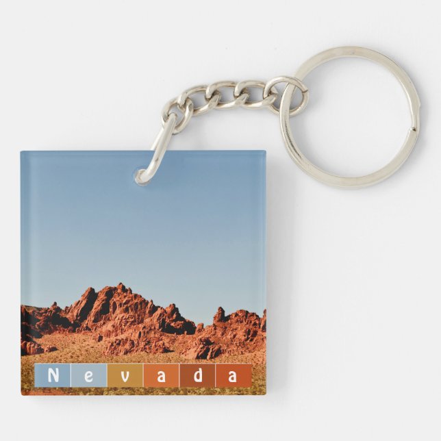Llavero Desierto de Nevada (Atrás)