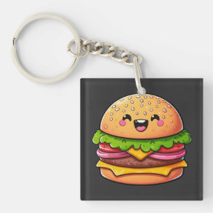 Llavero Deslumbramiento de Kawaii Burger