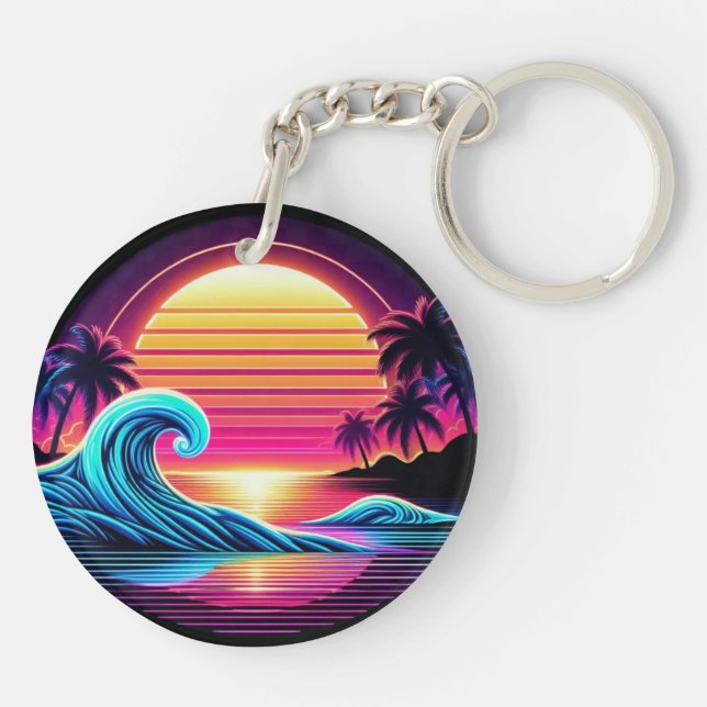 Llavero Deslumbramiento de la superficie del sol (Atrás)