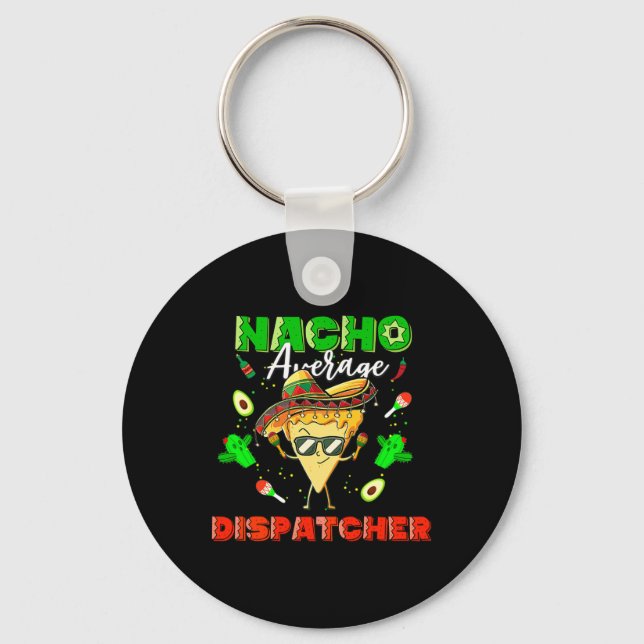 Llavero Despachador promedio de nacho mexicano (Anverso)