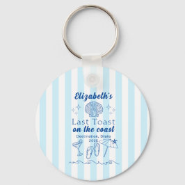 Llavero Despedida de Soltera en la Playa Último Brindis en
