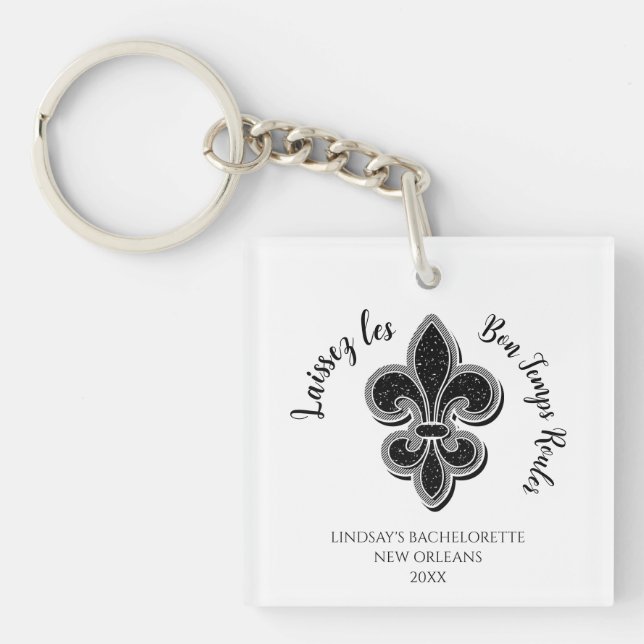Llavero Despedida de soltera en Mardi Gras (Frente)