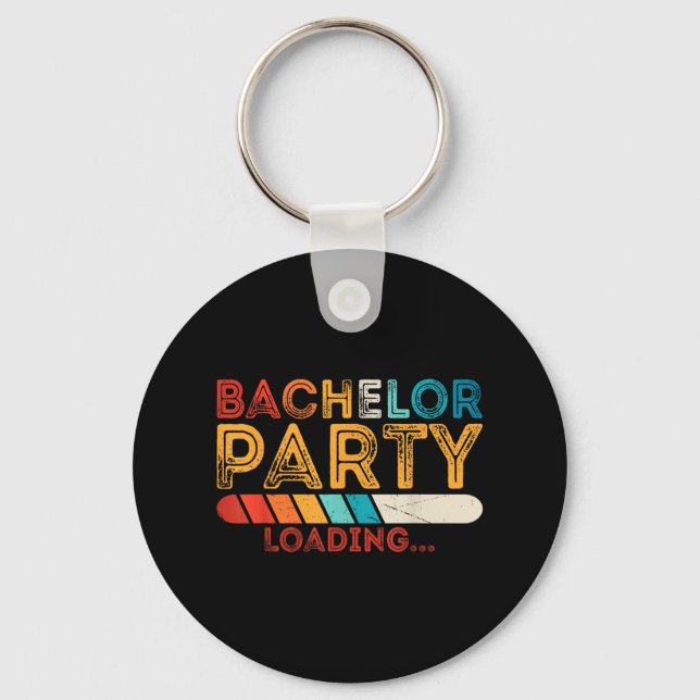 Llavero Despedida de soltero divertida boda del novio  (Anverso)