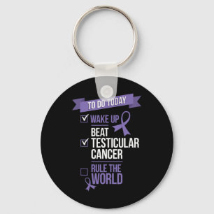 Llavero Despierten y vencen al cáncer testicular que gobie