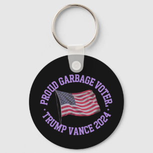 Llavero Destacan el orgulloso votante de basura Trump Vanc