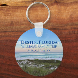 Llavero Destin Florida Beach Sunset Personalizado Vacation