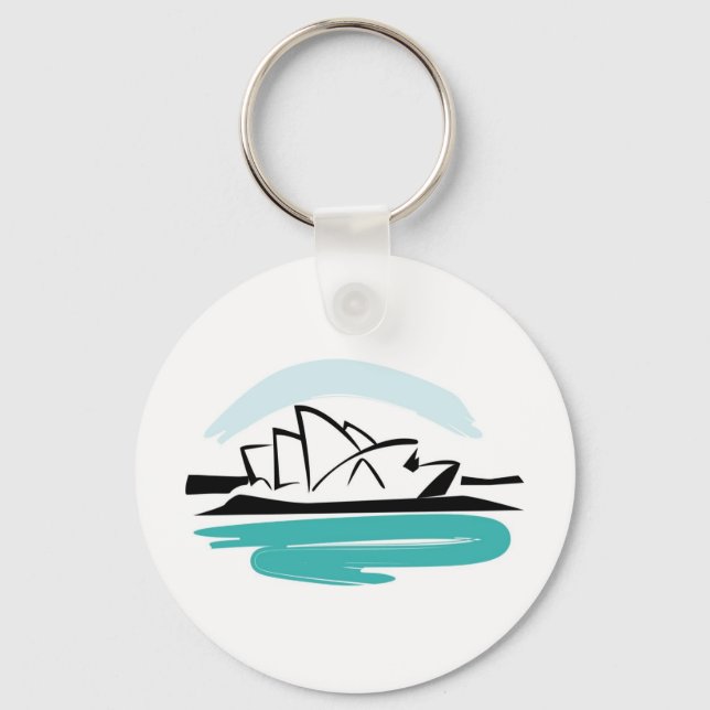Llavero Destino de Brushkes Sydney (Anverso)
