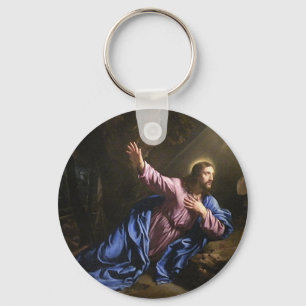Llavero Destino de la paz del cristianismo del rezo de la