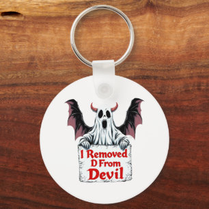 Llavero Destituí D del diablo - Dark Fantasy Gótica
