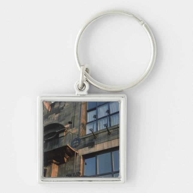 Llavero Detalle de la industria siderúrgica del Fa�ade del (Frente)