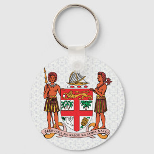 Llavero Detalle del escudo de armas de Fiji