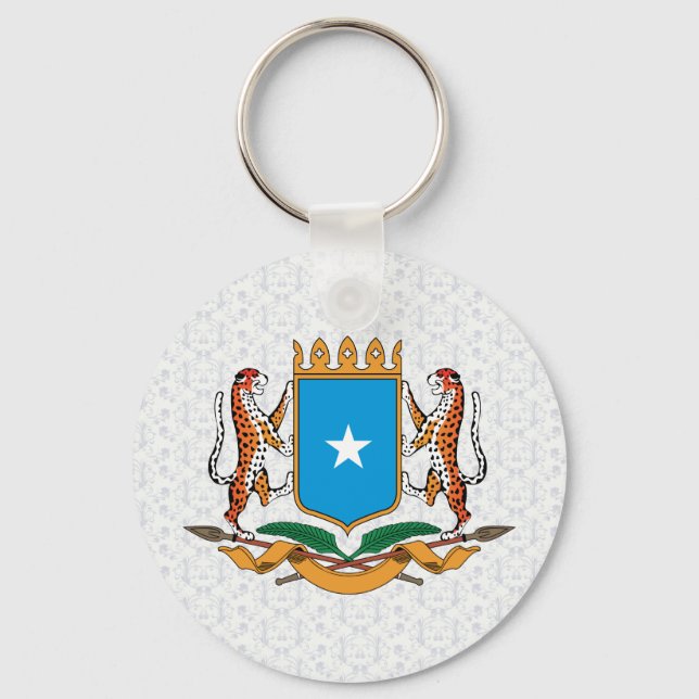 Llavero Detalle del Escudo de Armas de Somalia (Anverso)