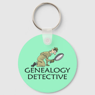 Llavero Detective privado de la genealogía