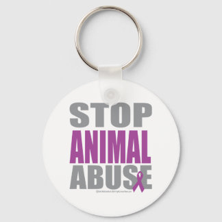 Llavero Detener el abuso animal