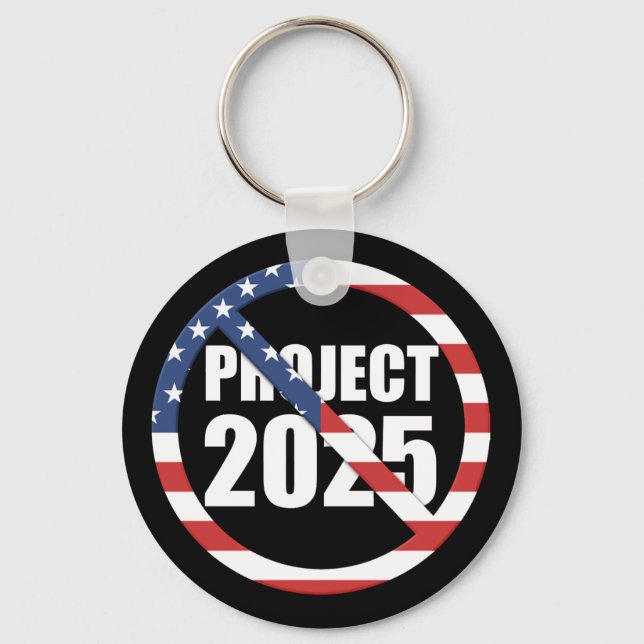 Llavero Detener el proyecto 2025 (Anverso)