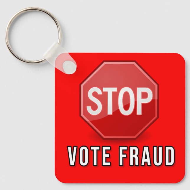 Llavero Detener fraude electoral (Anverso)