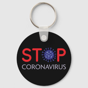 Llavero Detener la propagación de la infección por Coronav