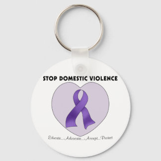 Llavero Detener la violencia doméstica