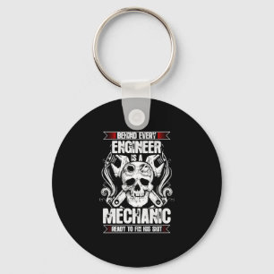 Llavero Detrás de cada ingeniero - Mecánico