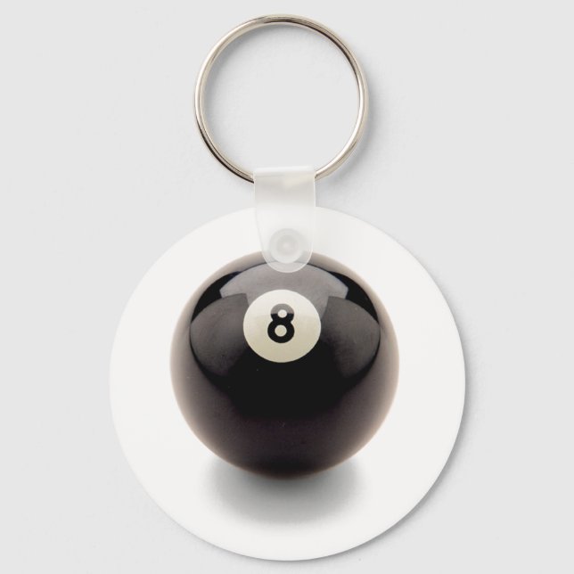 Llavero Detrás de la cadena de claves de 8 bolas y 8 billa (Anverso)