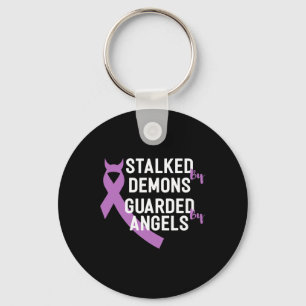 Llavero Detrás De Los Demonios Protegidos Por Los Ángeles,