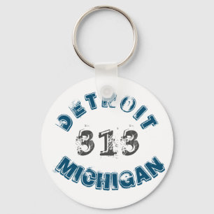 Llavero Detroit Michigan Area Code