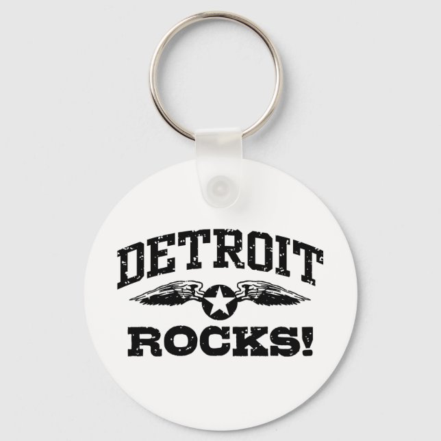 Llavero Detroit Rocks (Anverso)