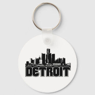 Llavero Detroit Skyline