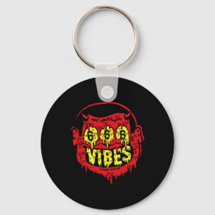 Llavero Devil 666 Vibes - Retro Style 666 Funny Evil Hallo