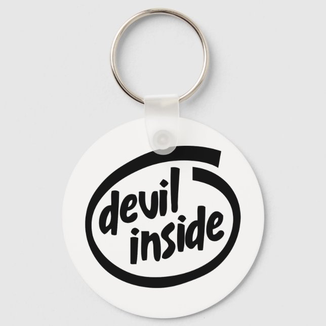 Llavero Devil Inside (Anverso)