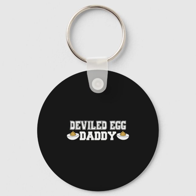 Llavero Deviled Egg Daddy - Funny Thanksgiving Deviled Egg (Anverso)