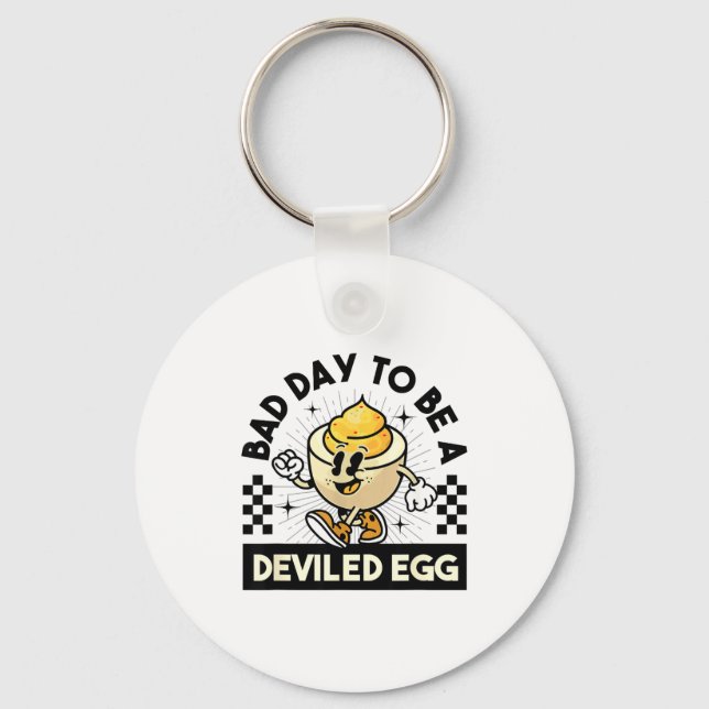 Llavero Deviled Egg Thanksgiving Eggs For Men Women Funny  (Anverso)