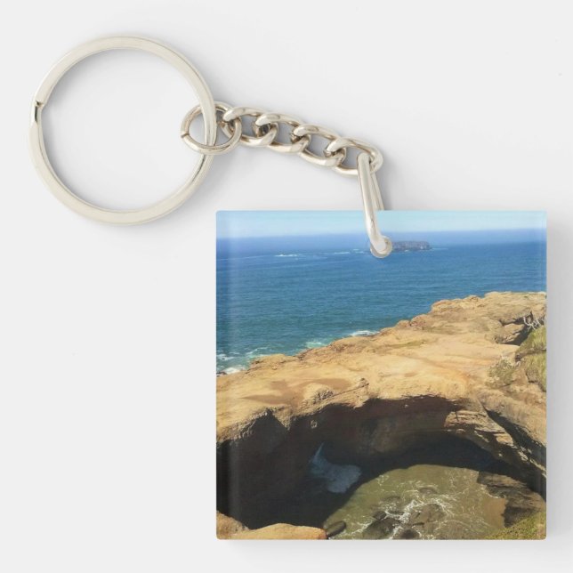 Llavero Devil's Punchbowl y Otter Rock, OR (Frente)