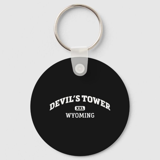 Llavero Devil's Tower College Style Rock Climbing Area Des (Anverso)