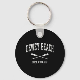 Llavero Dewey Beach Delaware Vintage Nautical Paddles Spor