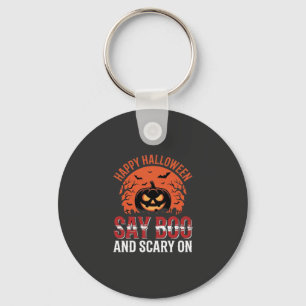 Llavero Di Diseño de calabaza de Halloween Boo_1