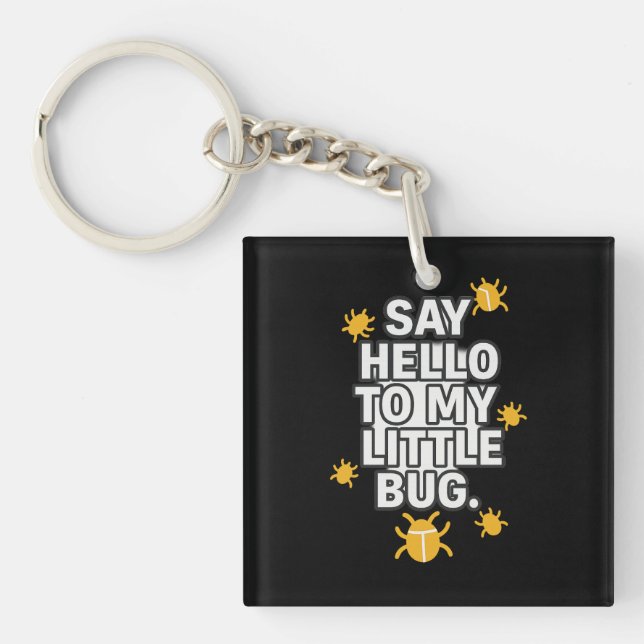 Llavero Di Hola a Mi Pequeño BUG (Frente)