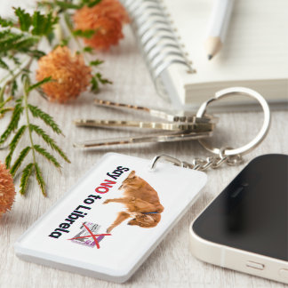 Llavero Di NO a Librela Keychain