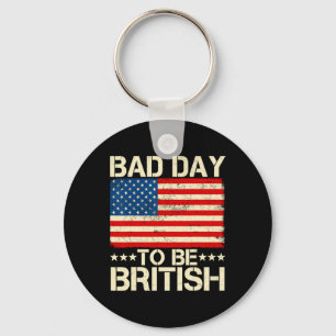 Llavero Día D Para Ser Británico 4 De Julio Bandera Americ