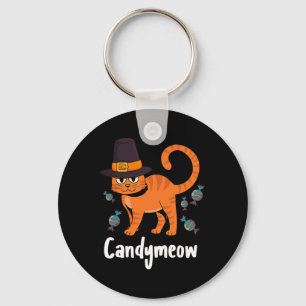 Llavero Día de Acción de Gracias de Candy-meow Gato Gatito