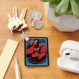 Llavero Día de Acción de Gracias del Libro de Chap de Art