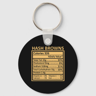 Llavero Día de Acción de Gracias Navidad Hash Browns Diver